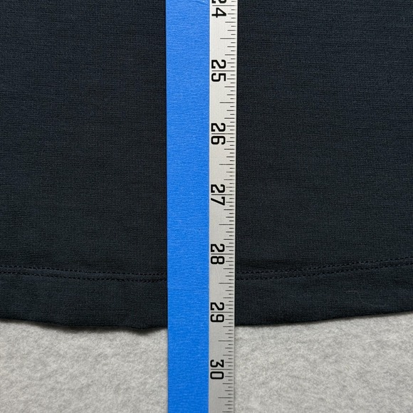 Lululemon Polo Shirt Mens Medium Blue Evolution Slim Fit Short Sleeve Stretch - Picture 7 of 7